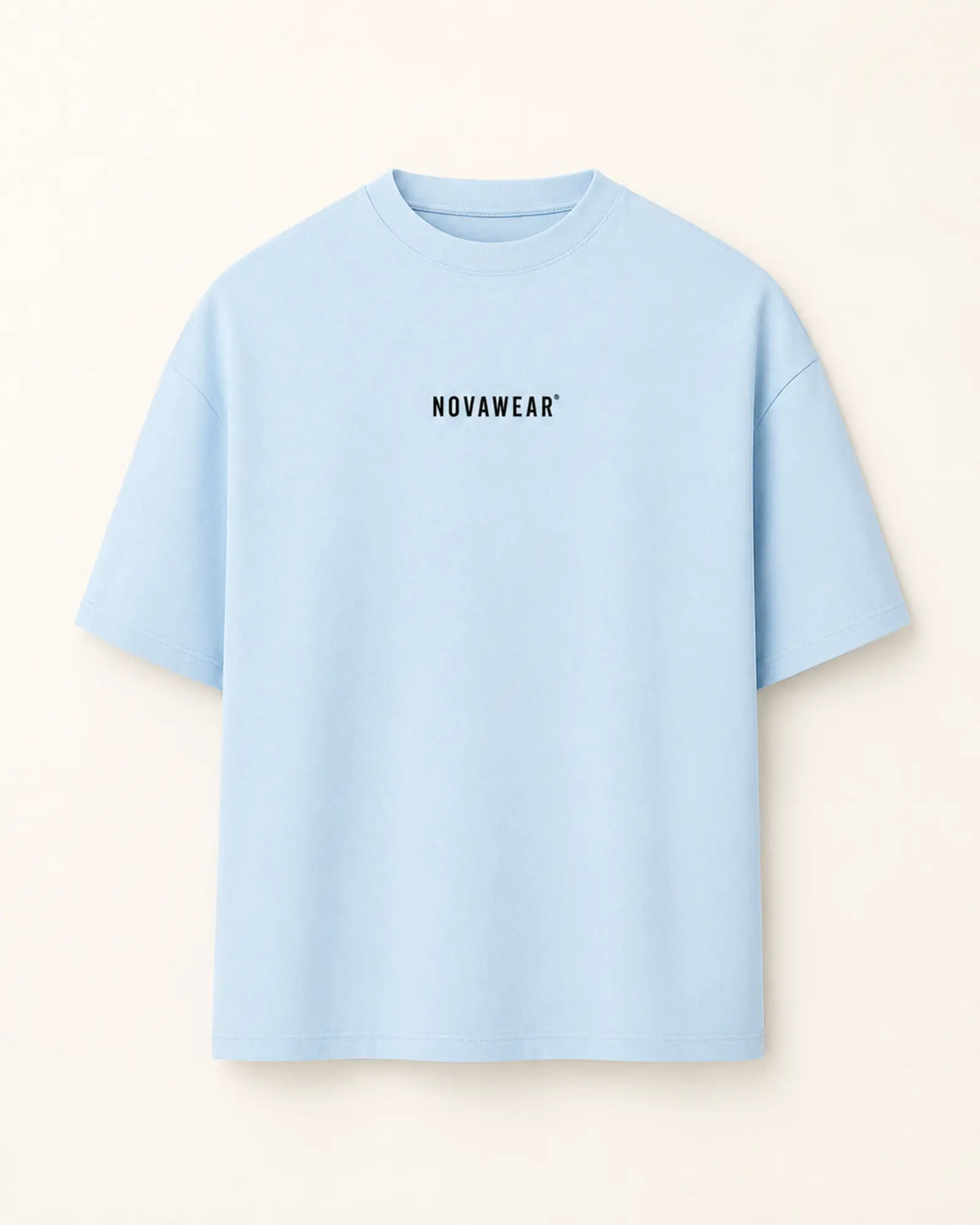 NOVAWEAR Oversized Shirt in Babyblau – Produktansicht