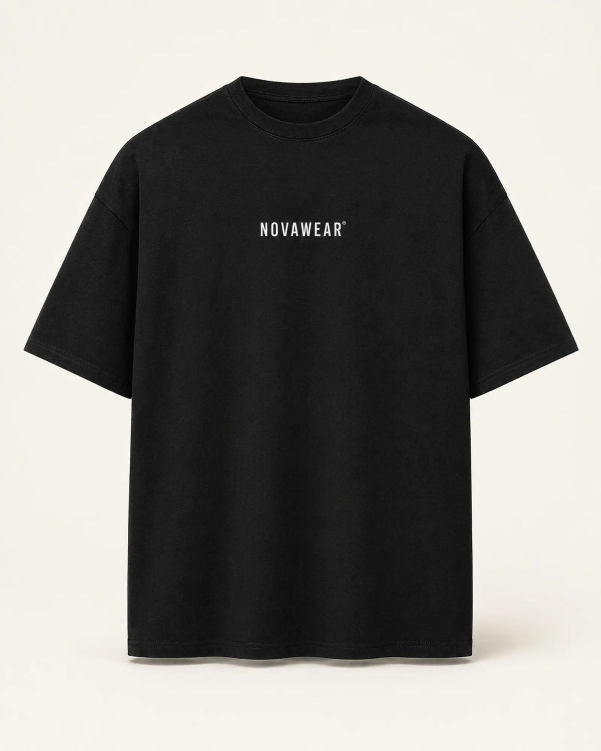NOVAWEAR Oversized Shirt in Schwarz – Produktansicht