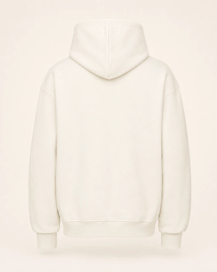 NOVAWEAR Oversized Hoodie in Natural Raw – Rückansicht