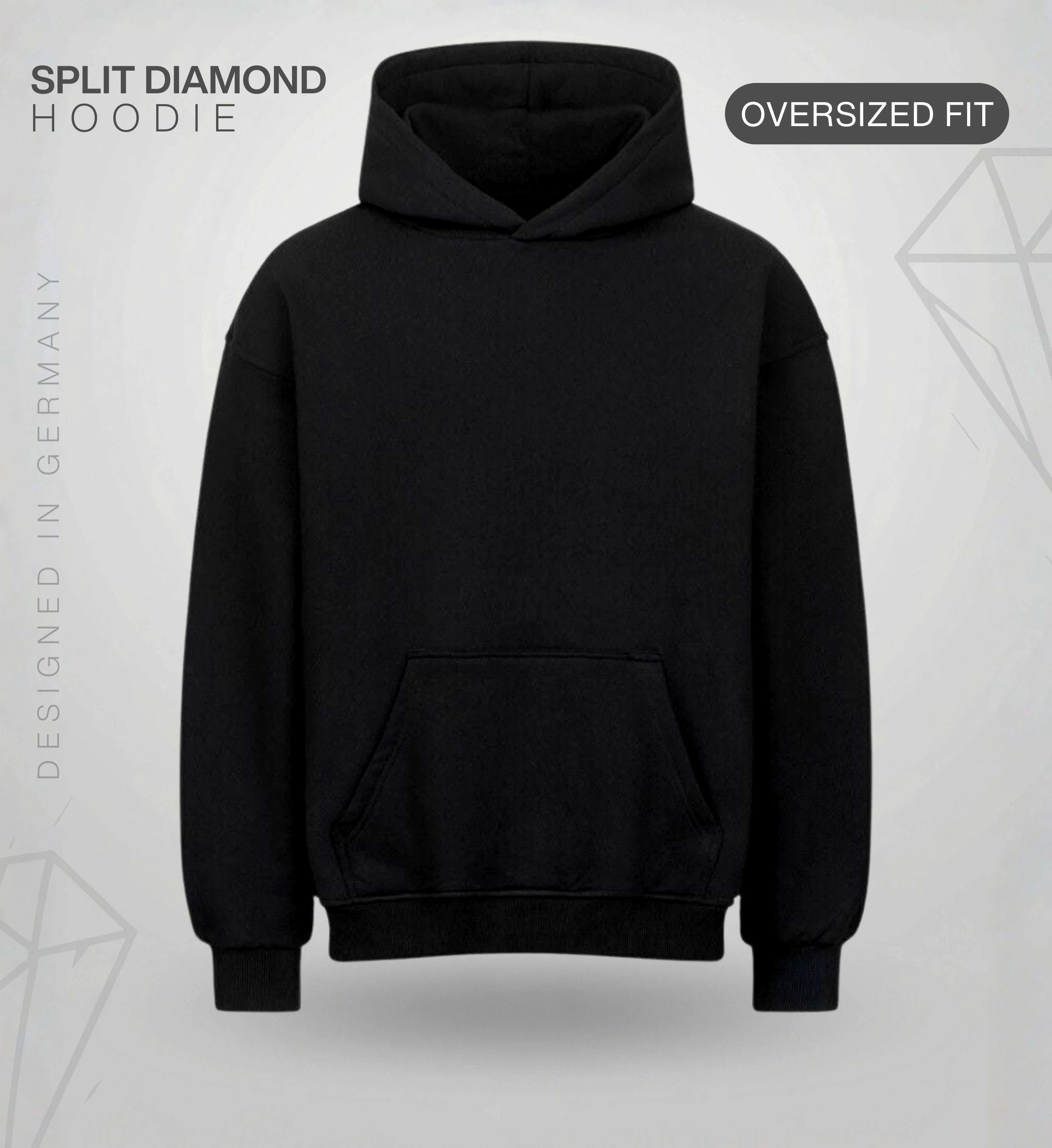 Image of Split Diamond Ikarus Hoodie – Cyan