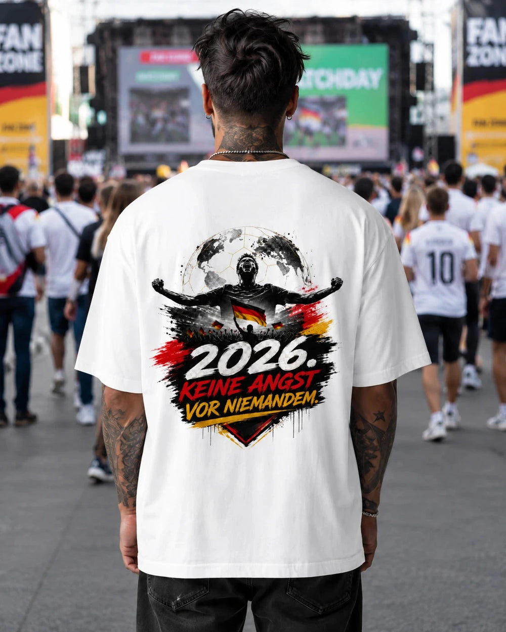 2026 Keine Angst Oversized Shirt Oversized T-Shirt Novawear