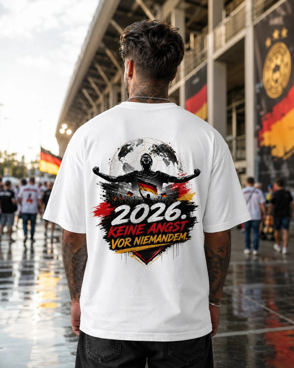 2026 Keine Angst Oversized Shirt Oversized T-Shirt Novawear