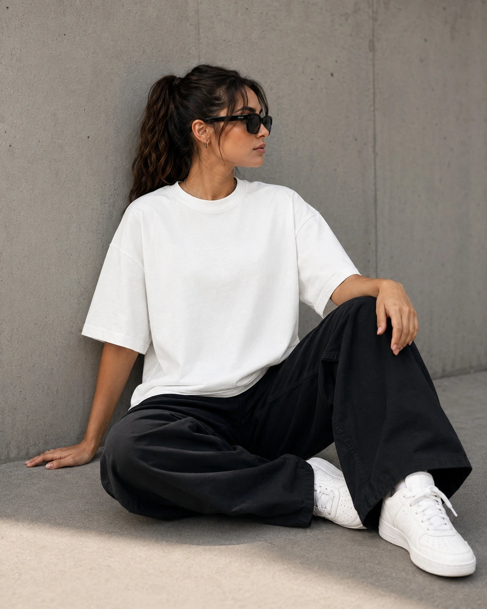 
NOVAWEAR Engineered for Movement Oversized Shirt in Babyblau