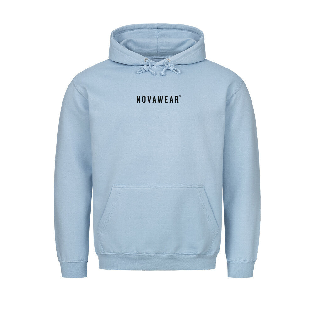 NOVAWEAR Hoodie in Babyblau – Produktansicht