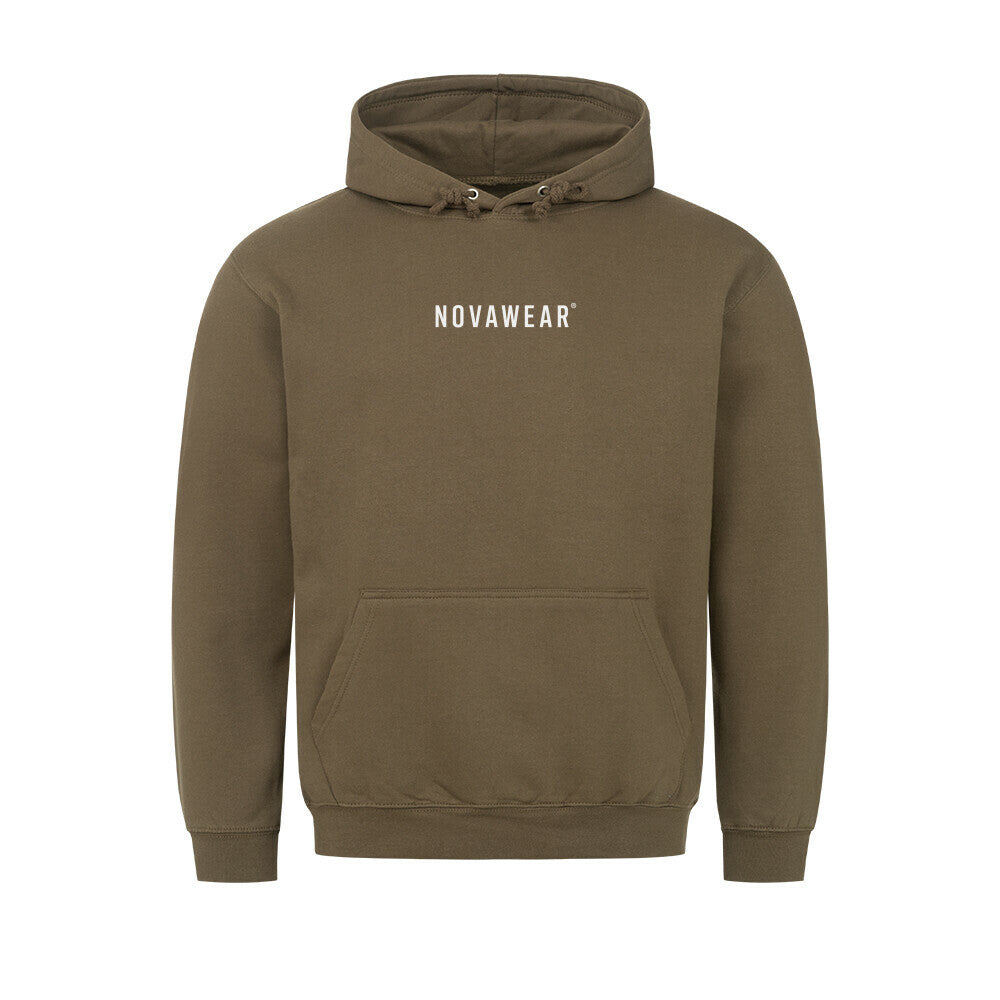 NOVAWEAR Hoodie in Olive – Produktansicht