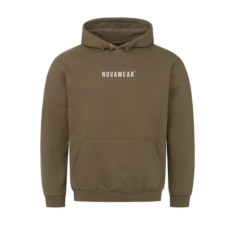 NOVAWEAR Hoodie in Olive – Produktansicht
