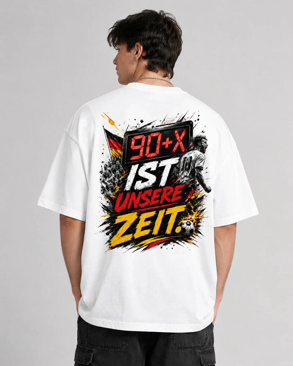 90+X ist unsere Zeit Oversized Shirt