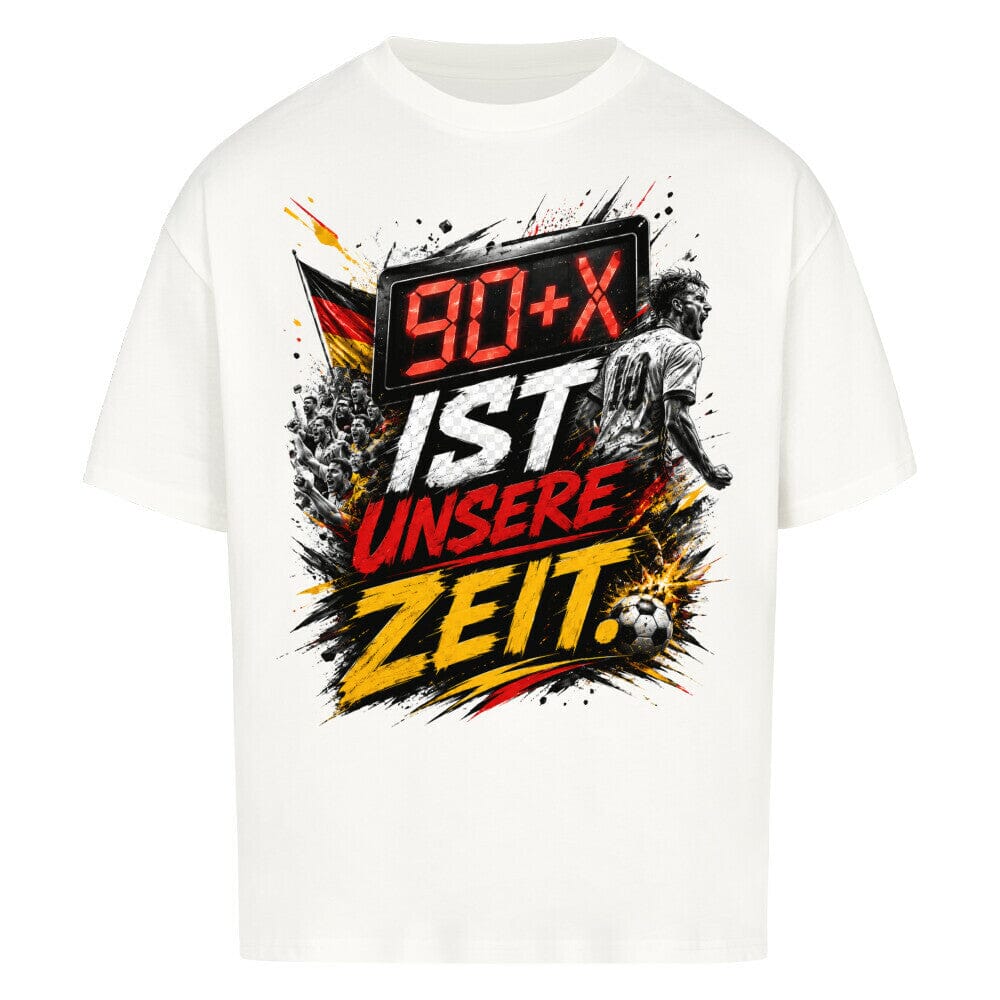 90+X ist unsere Zeit Oversized Shirt T-Shirt MarketPrint
