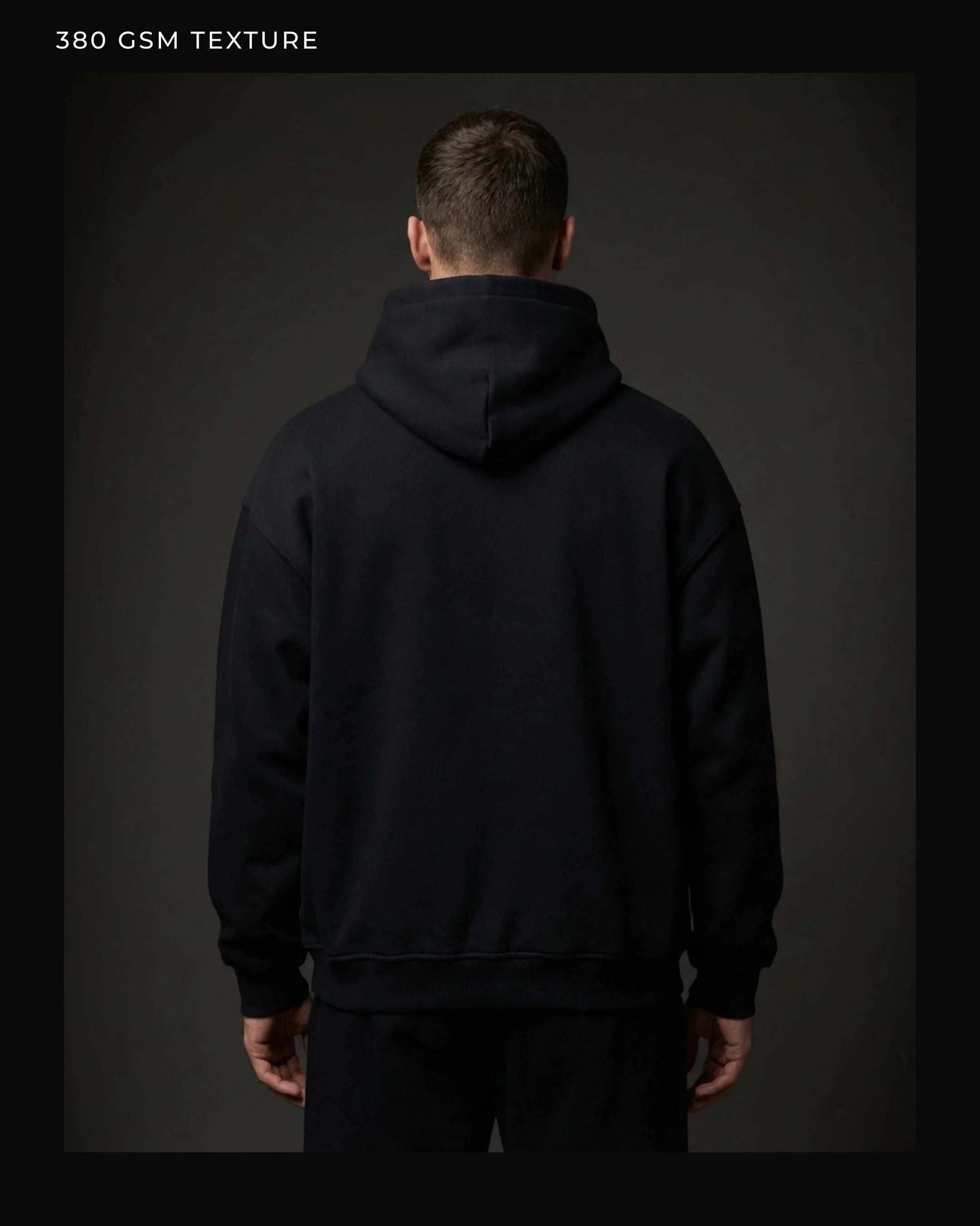Image of VISION HOODIE – Frontprint Edition (380 GSM Oversized)
