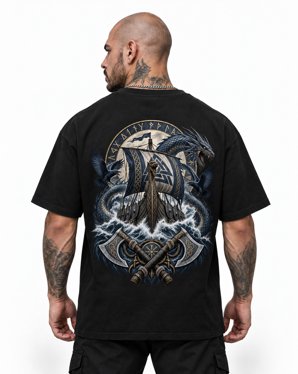 
NOVAWEAR® VALHALLA STORM Heavyweight Oversized T-Shirt