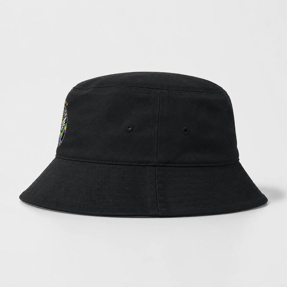 Brasilien Verão Bucket Hat – Schwarzer Fanwear Fischerhut