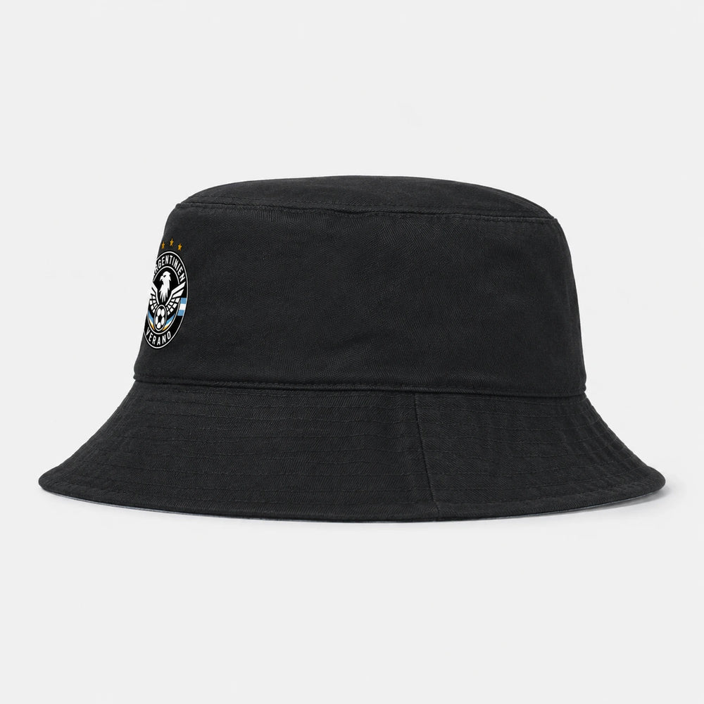 Argentinien Verano Bucket Hat – Schwarzer Fanwear Fischerhut