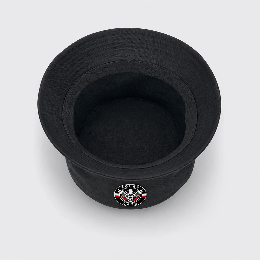 Polen Lato Bucket Hat – Schwarzer Fanwear Fischerhut