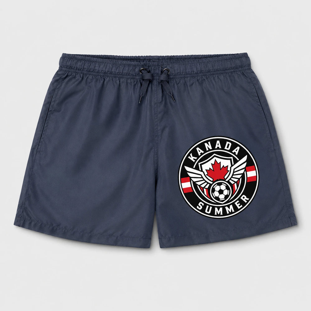 Kanada Sommer Badehose 2026 – Fanwear Swim Shorts für Strand, Pool & Matchday