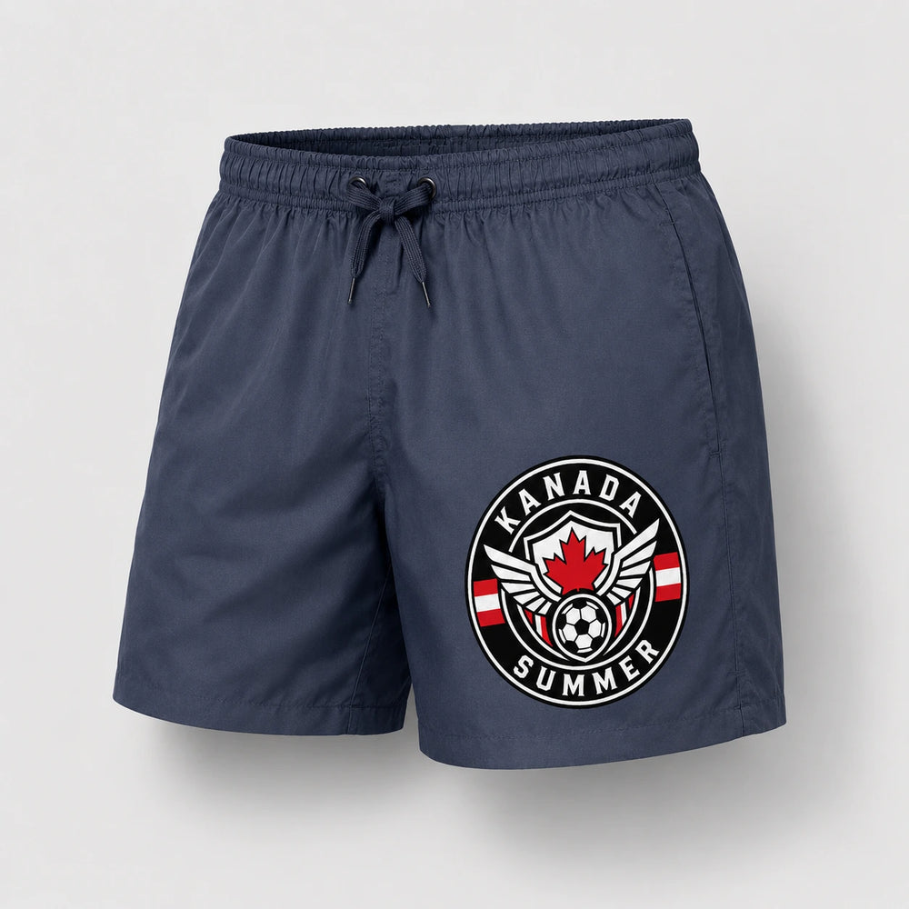 Kanada Sommer Badehose 2026 – Fanwear Swim Shorts für Strand, Pool & Matchday
