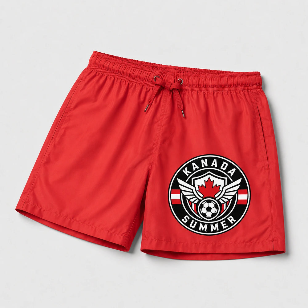Kanada Sommer Badehose 2026 – Fanwear Swim Shorts für Strand, Pool & Matchday