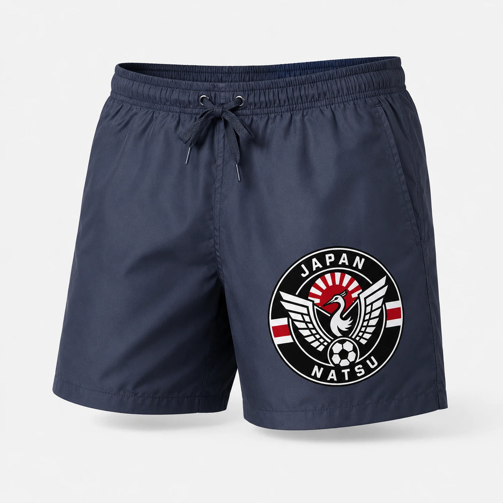 Japan Sommer Badehose 2026 – Fanwear Swim Shorts für Strand, Pool & Matchday