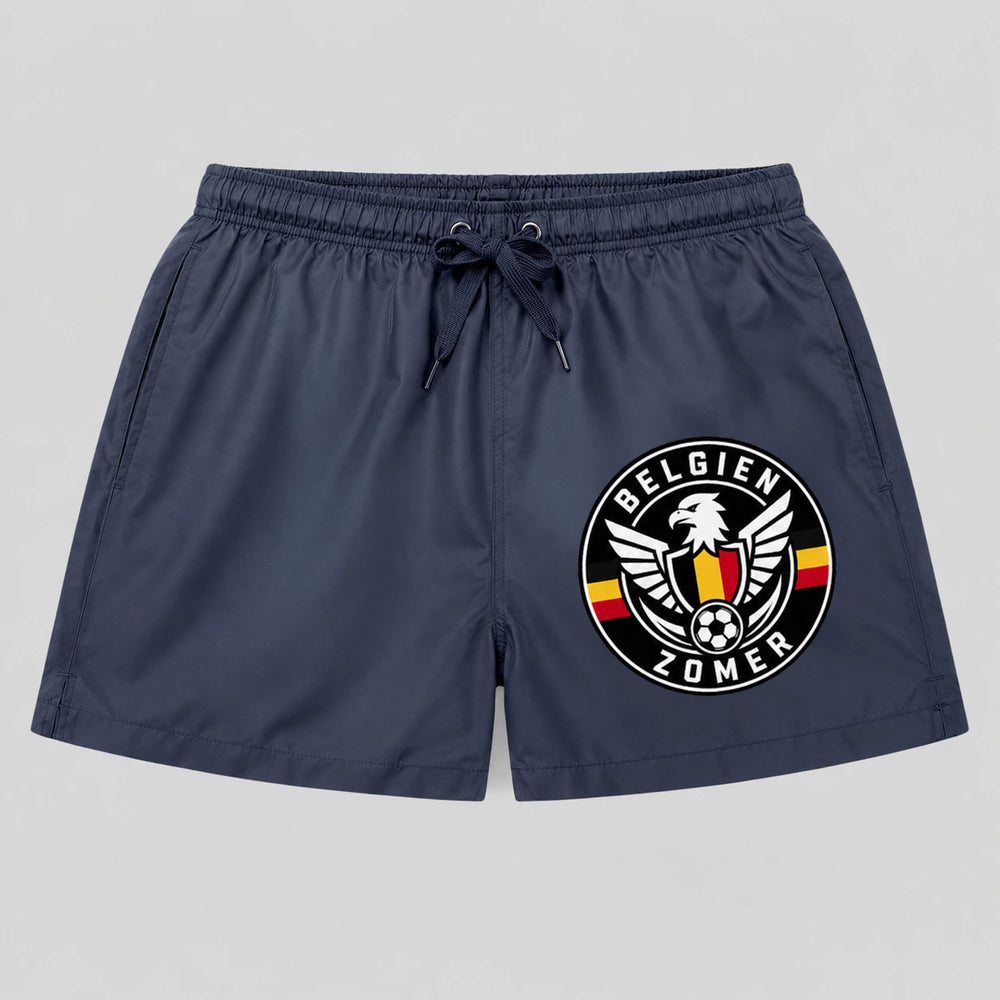 Belgien Sommer Badehose 2026 – Fanwear Swim Shorts für Strand, Pool & Matchday