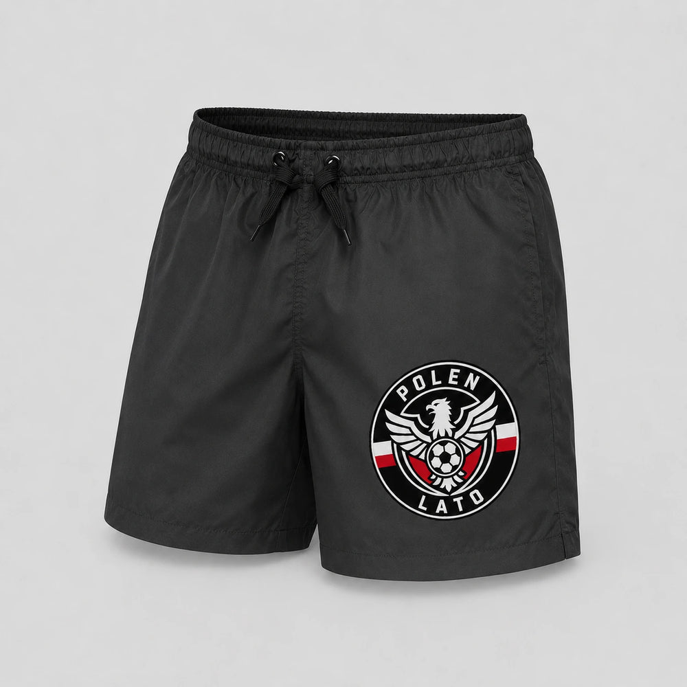 Polen Sommer Badehose 2026 – Fanwear Swim Shorts für Strand, Pool & Matchday