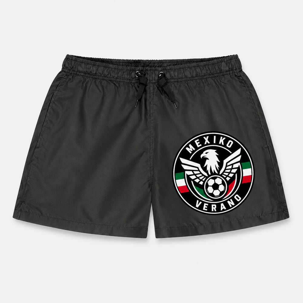 Mexiko Sommer Badehose 2026 – Fanwear Swim Shorts für Strand, Pool & Matchday