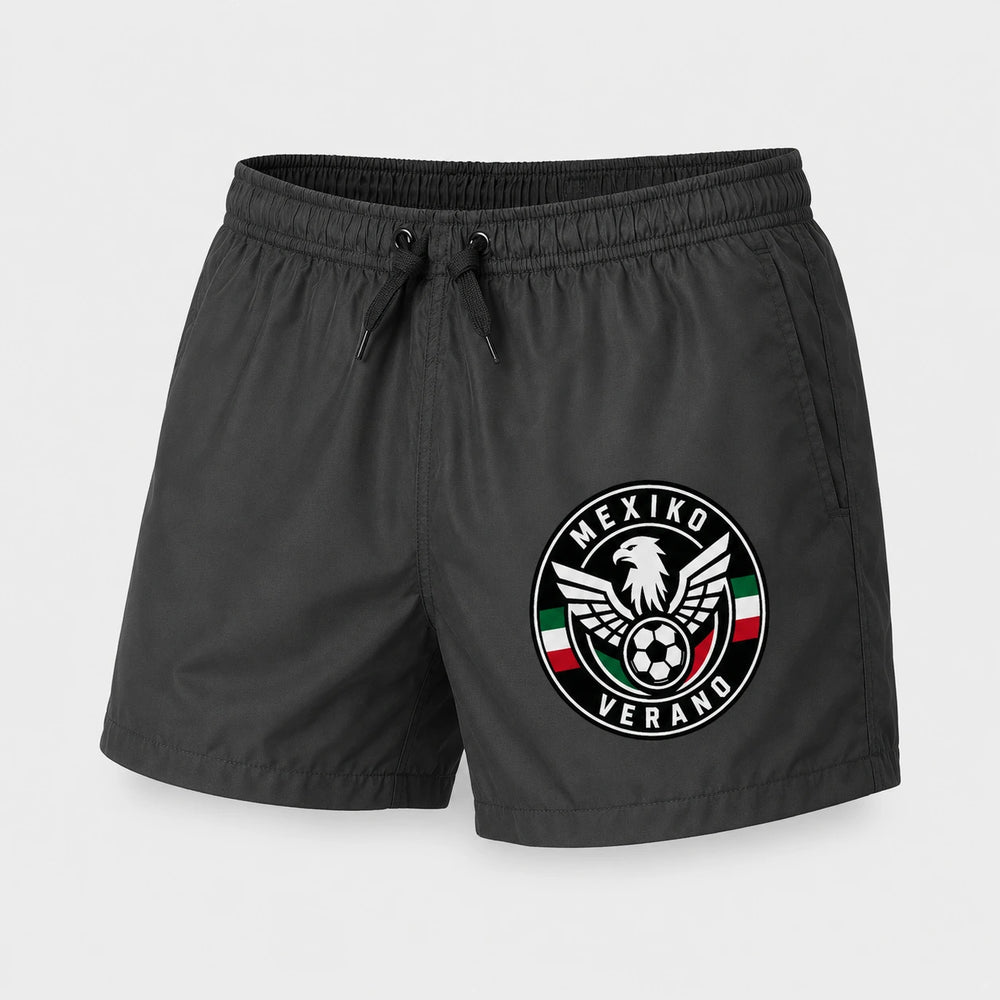 Mexiko Sommer Badehose 2026 – Fanwear Swim Shorts für Strand, Pool & Matchday