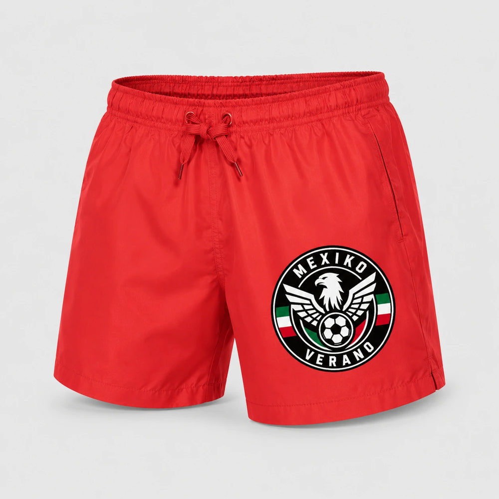 Mexiko Sommer Badehose 2026 – Fanwear Swim Shorts für Strand, Pool & Matchday