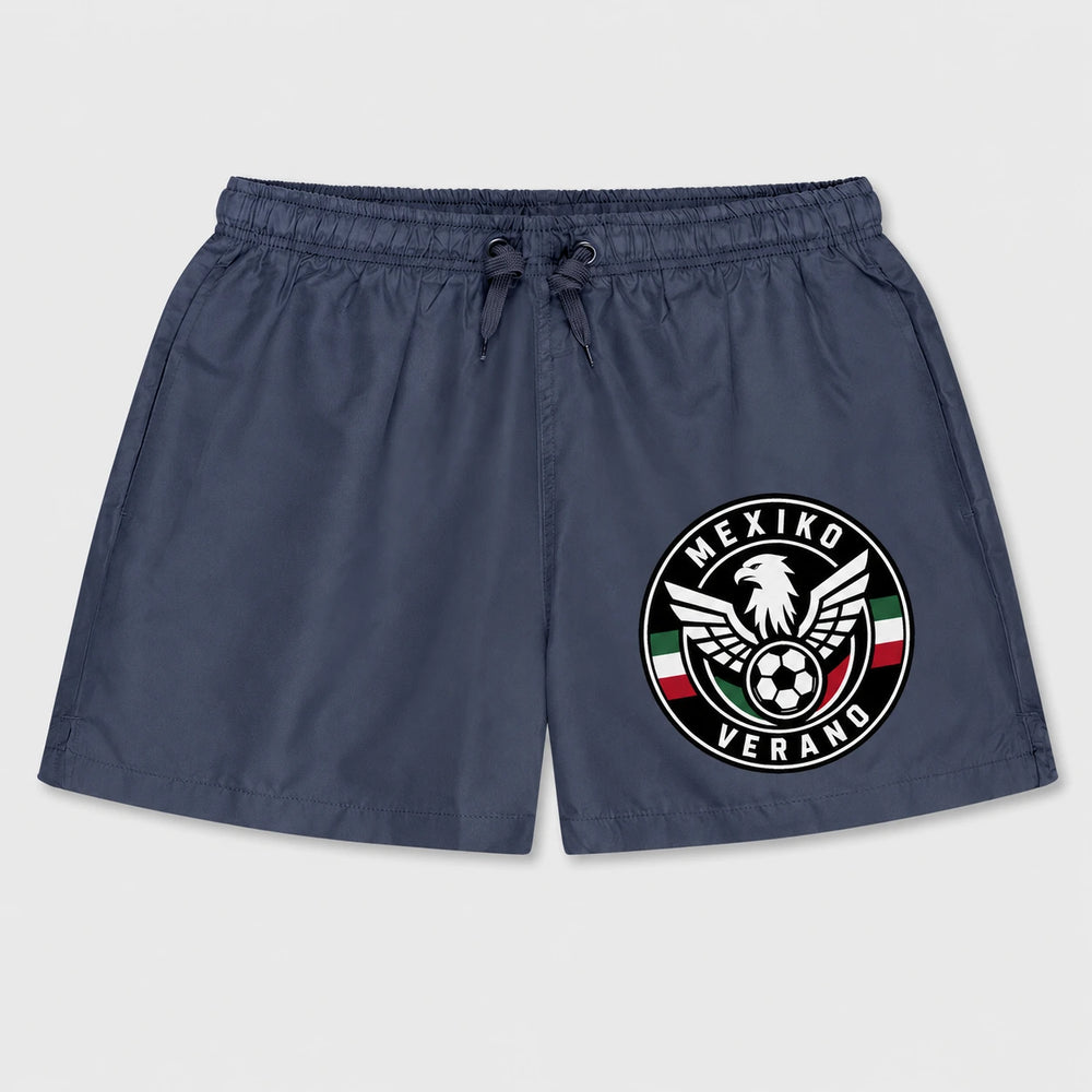 Mexiko Sommer Badehose 2026 – Fanwear Swim Shorts für Strand, Pool & Matchday