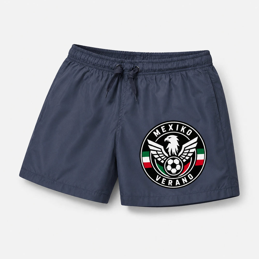 Mexiko Sommer Badehose 2026 – Fanwear Swim Shorts für Strand, Pool & Matchday