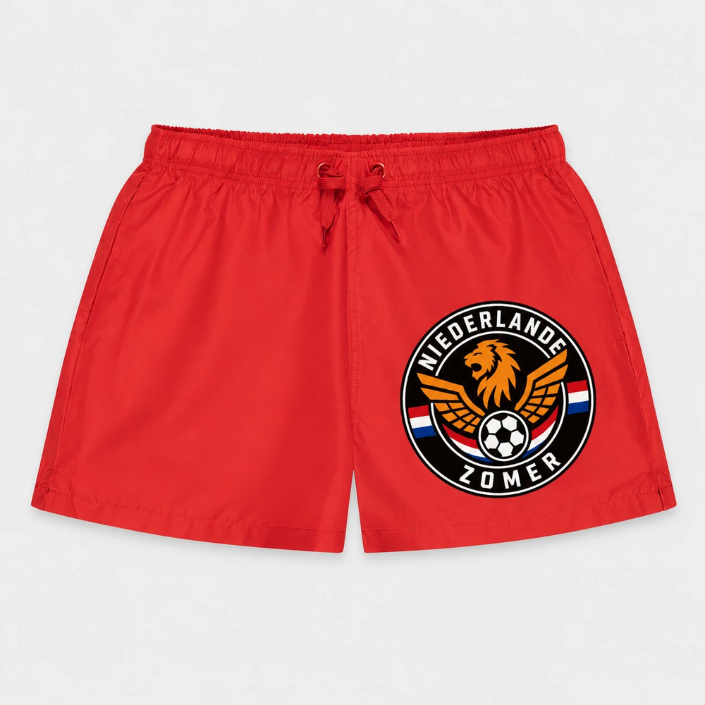 Niederlande Sommer Badehose 2026 – Fanwear Swim Shorts für Strand, Pool & Matchday