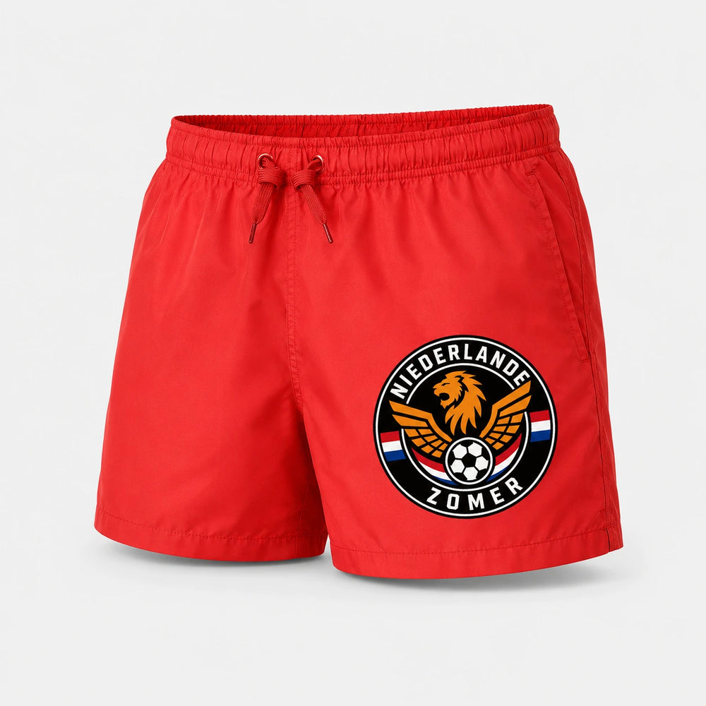 Niederlande Sommer Badehose 2026 – Fanwear Swim Shorts für Strand, Pool & Matchday