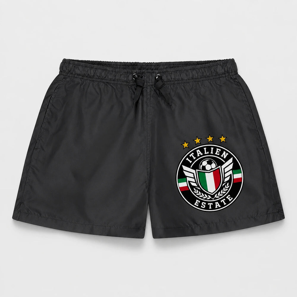 Italien Sommer Badehose 2026 – Fanwear Swim Shorts für Strand, Pool & Matchday