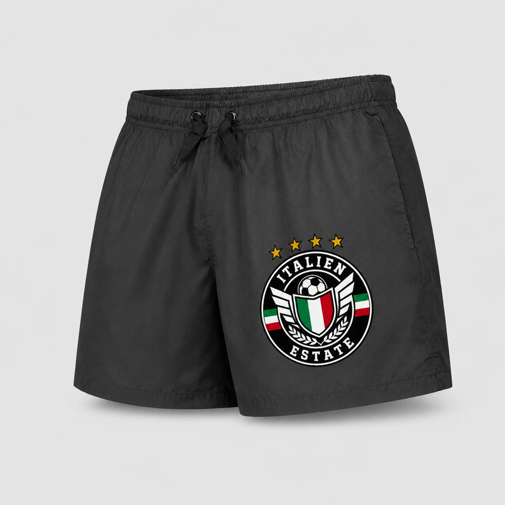 Italien Sommer Badehose 2026 – Fanwear Swim Shorts für Strand, Pool & Matchday