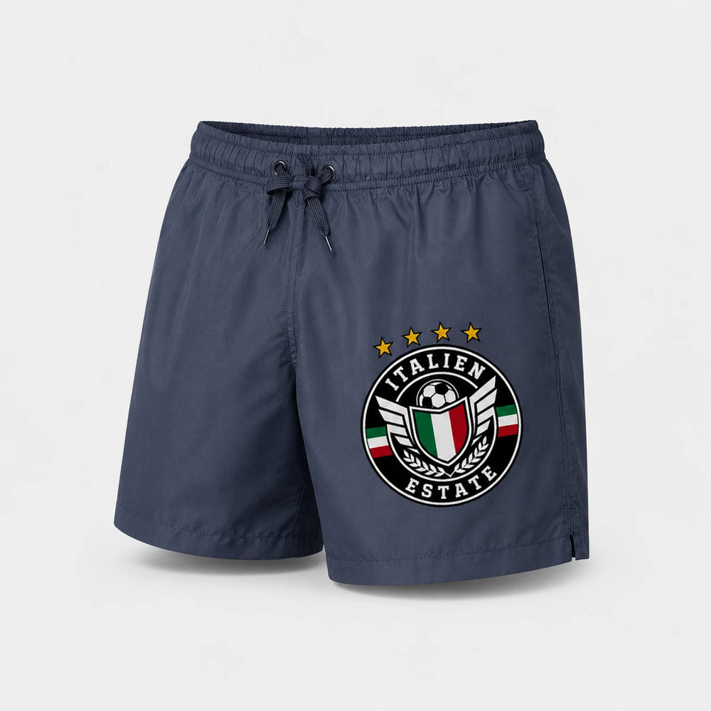 Italien Sommer Badehose 2026 – Fanwear Swim Shorts für Strand, Pool & Matchday