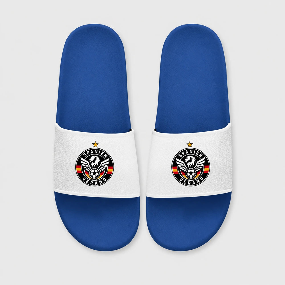 Spanien Sommer Slides 2026 – Fanwear Badelatschen für Matchday & Public Viewing