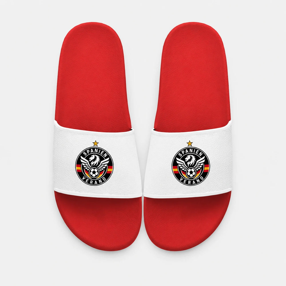 Spanien Sommer Slides 2026 – Fanwear Badelatschen für Matchday & Public Viewing