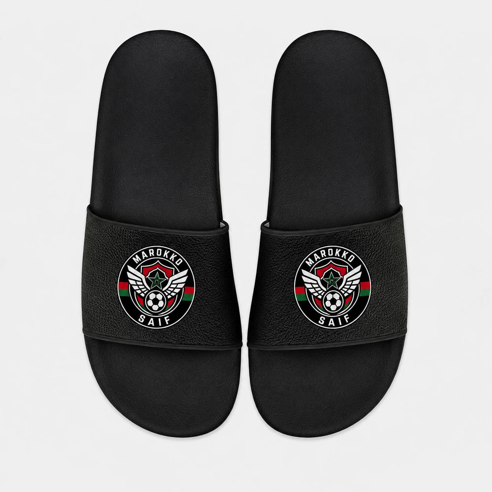 Marokko Sommer Slides 2026 – Fanwear Badelatschen für Matchday & Public Viewing