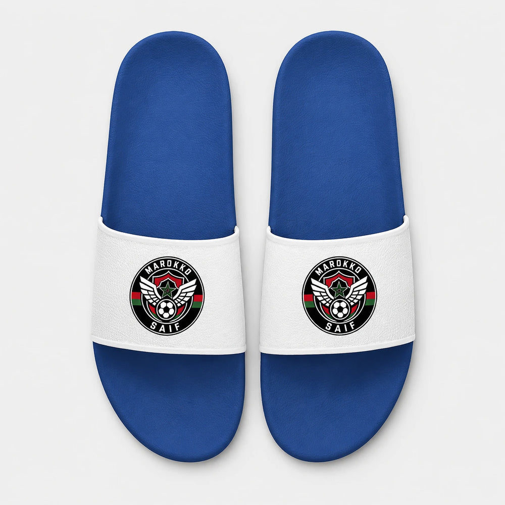 Marokko Sommer Slides 2026 – Fanwear Badelatschen für Matchday & Public Viewing