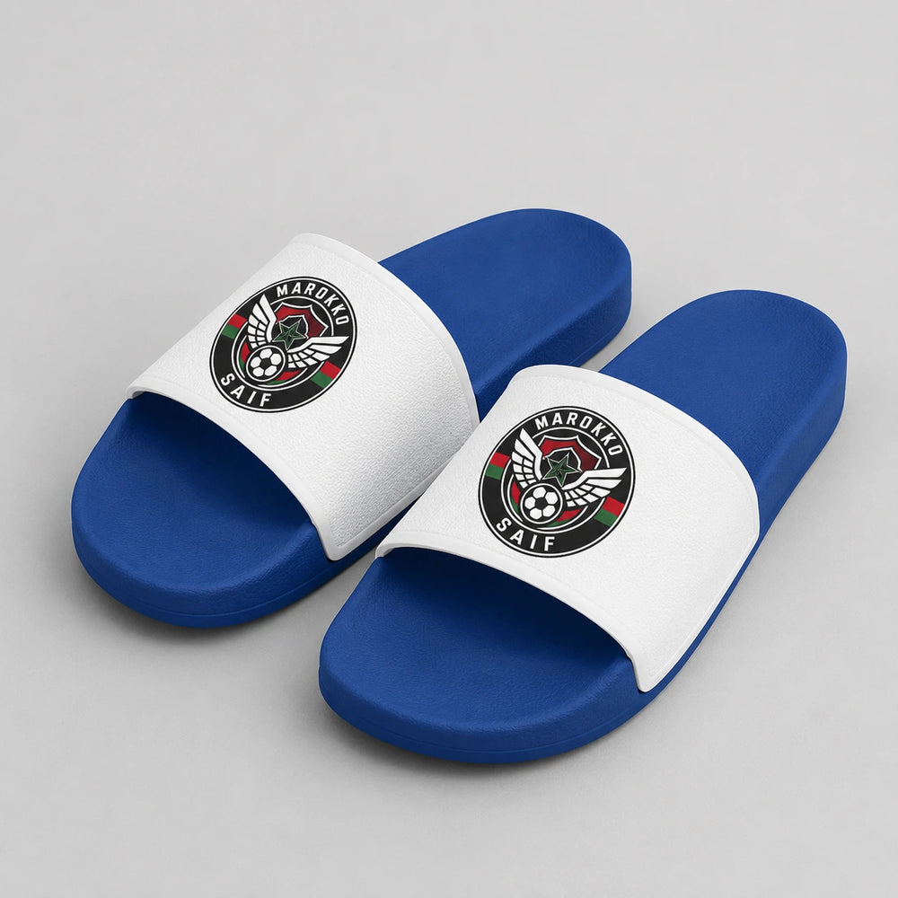 Marokko Sommer Slides 2026 – Fanwear Badelatschen für Matchday & Public Viewing