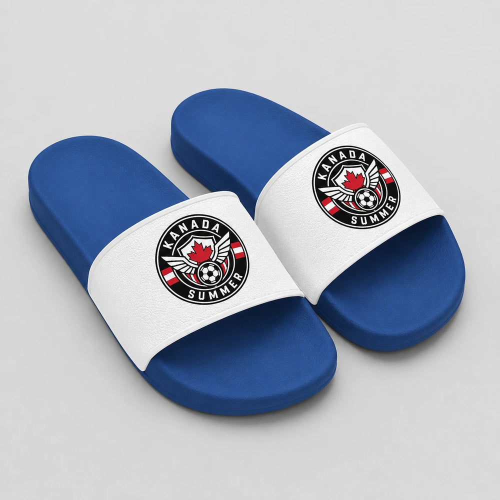 Kanada Sommer Slides 2026 – Fanwear Badelatschen für Matchday & Public Viewing