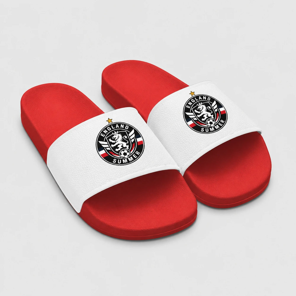 England Sommer Slides 2026 – Fanwear Badelatschen für Matchday & Public Viewing