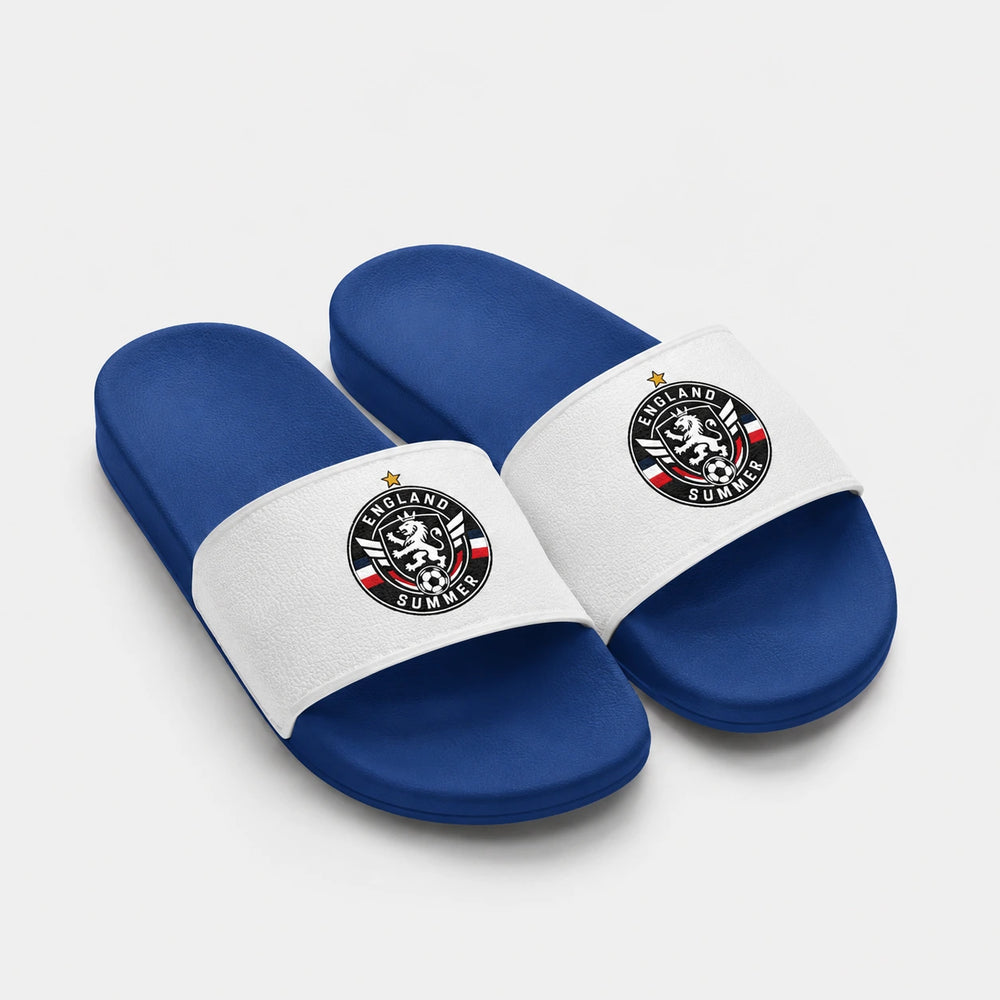 England Sommer Slides 2026 – Fanwear Badelatschen für Matchday & Public Viewing