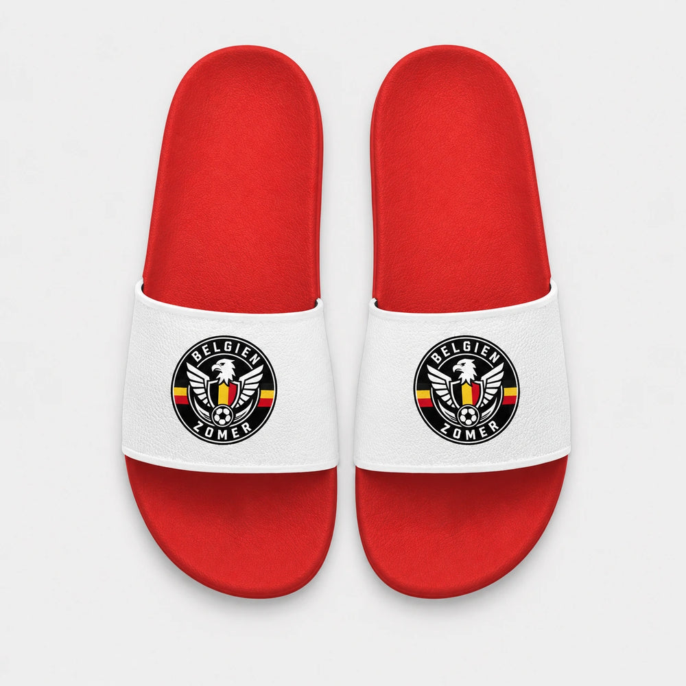 Belgien Sommer Slides 2026 – Fanwear Badelatschen für Matchday & Public Viewing