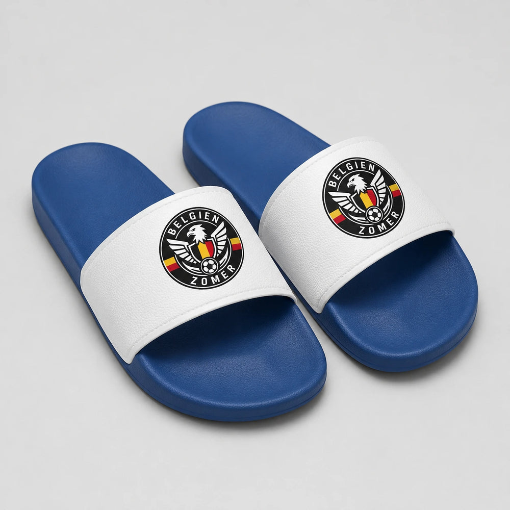 Belgien Sommer Slides 2026 – Fanwear Badelatschen für Matchday & Public Viewing