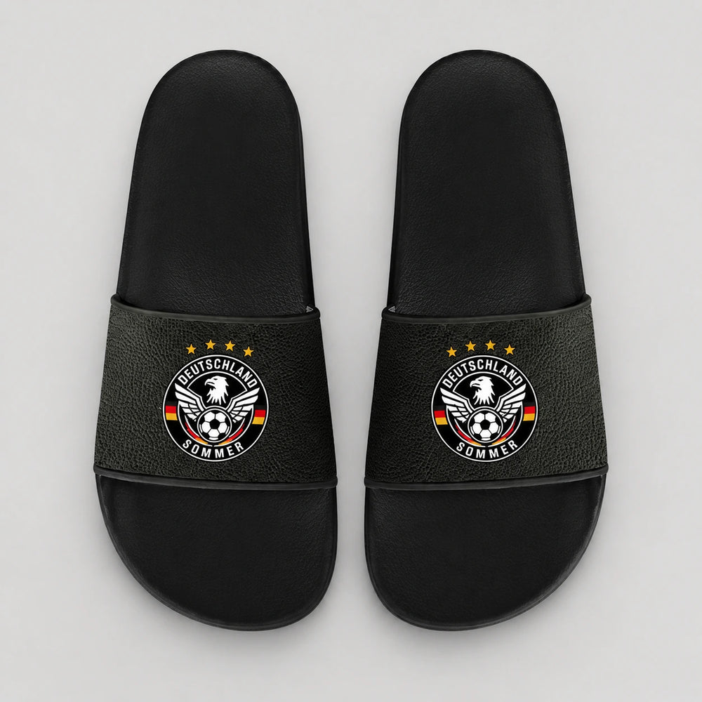 Deutschland Sommer Slides 2026 – Fanwear Badelatschen für Matchday & Public Viewing