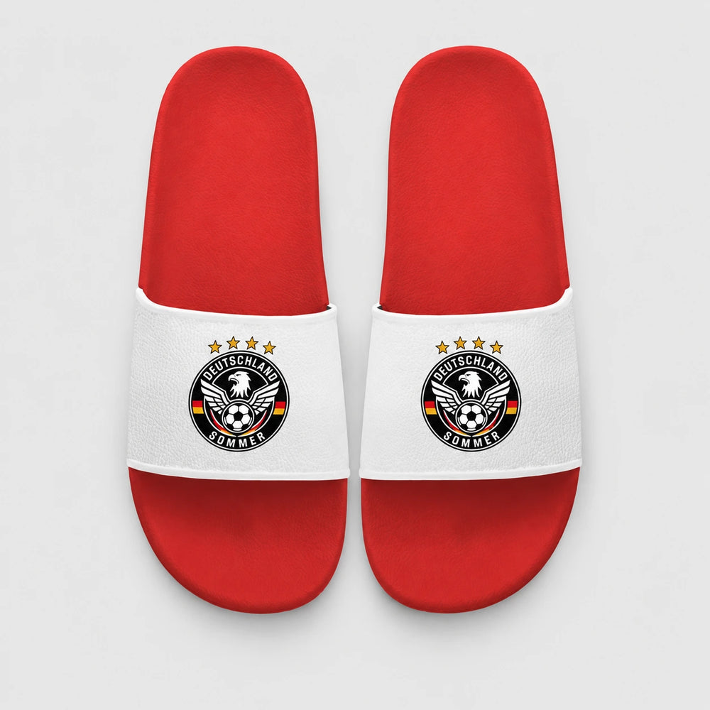 Deutschland Sommer Slides 2026 – Fanwear Badelatschen für Matchday & Public Viewing