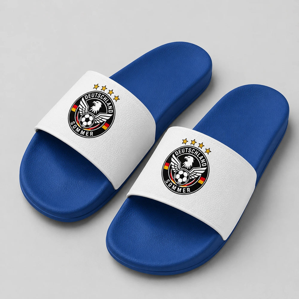 Deutschland Sommer Slides 2026 – Fanwear Badelatschen für Matchday & Public Viewing