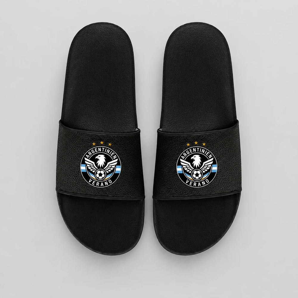 Argentinien Sommer Slides 2026 – Fanwear Badelatschen für Matchday & Public Viewing