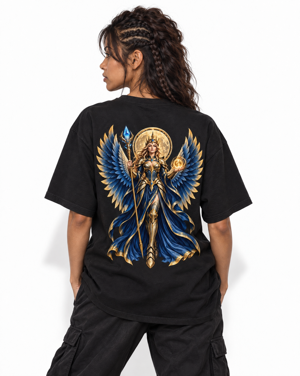 
NOVAWEAR® DIVINE EMPRESS Heavyweight Oversized T-Shirt
