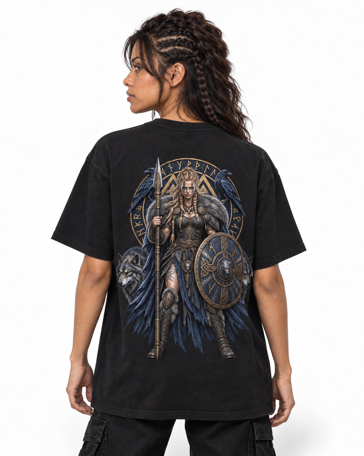NOVAWEAR® SHIELDMAIDEN Heavyweight Oversized T-Shirt