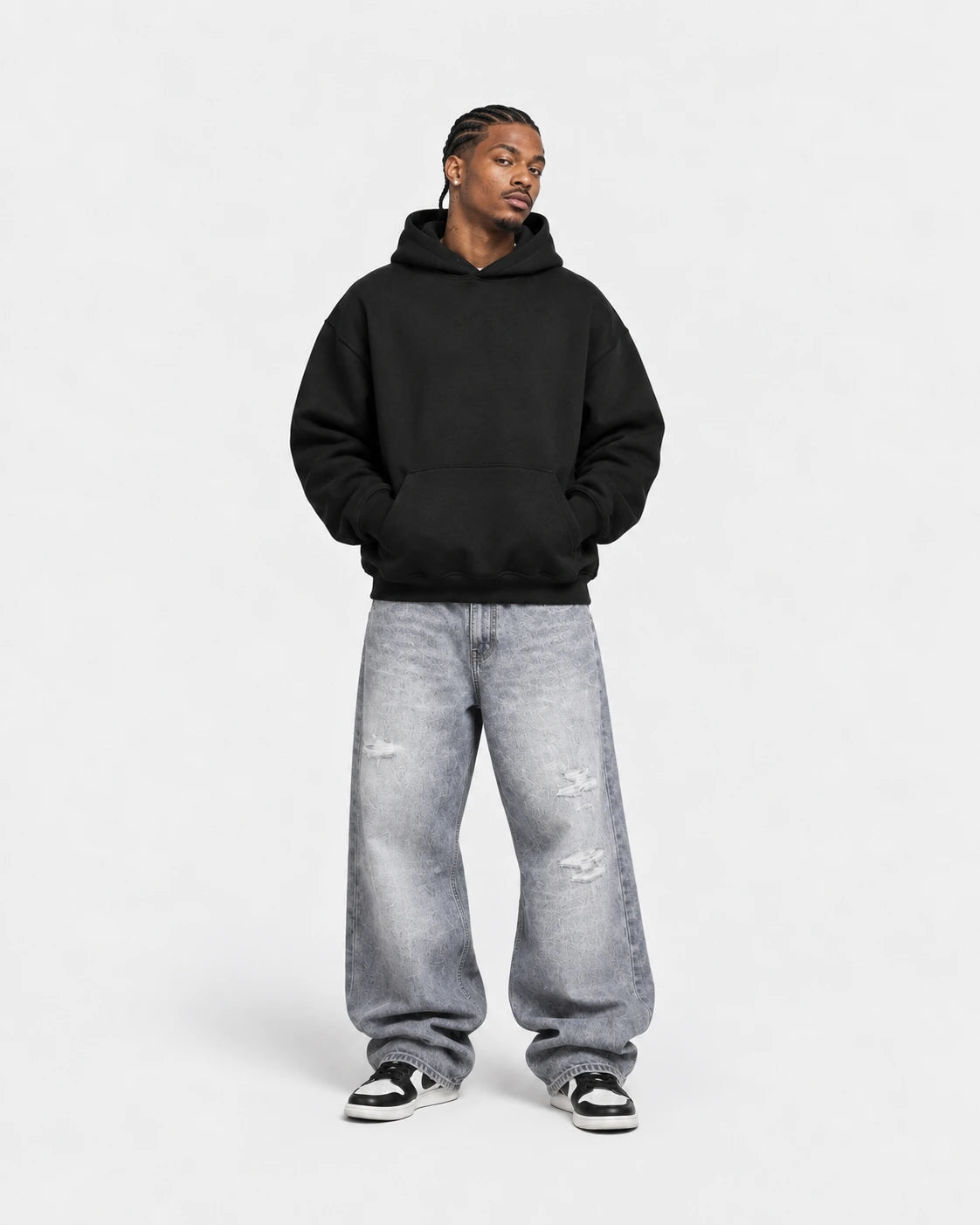 ZWISCHEN DRUCK UND RUHE - Oversized Hoodie